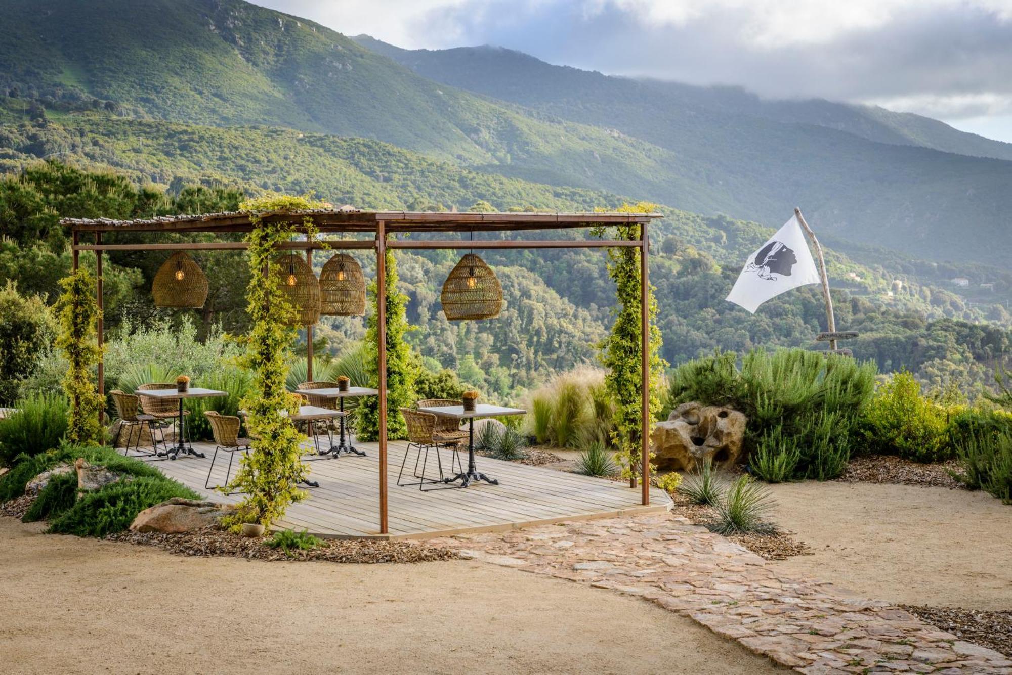 Terre De Maquis, Maison D'Hotes Vue Mer Corse Sari-D'orcino Exterior foto