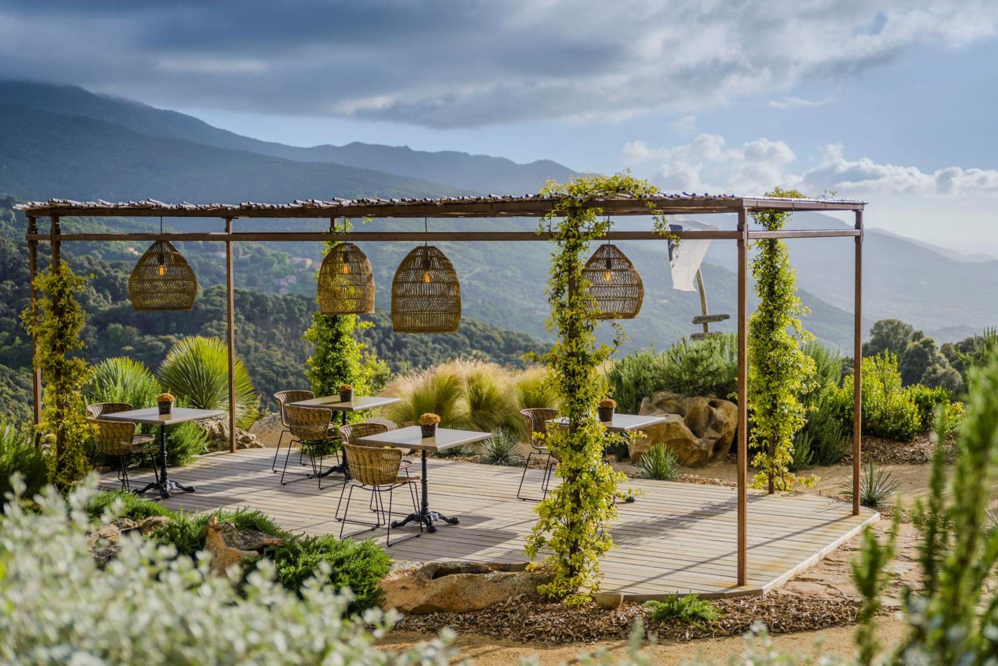 Terre De Maquis, Maison D'Hotes Vue Mer Corse Sari-D'orcino Exterior foto